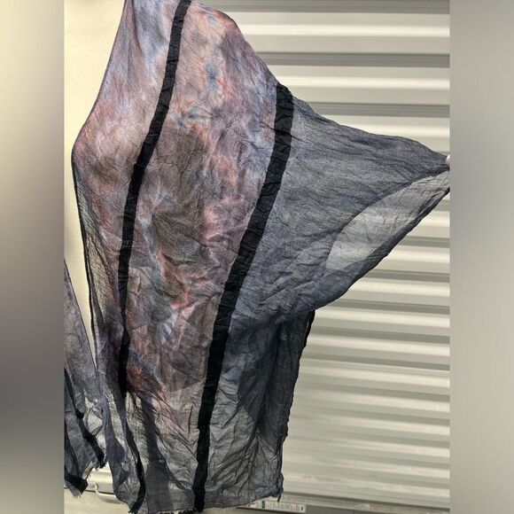 Marcus Adler Sheer Multicolor Kimono Cardigan - Picture 3 of 6